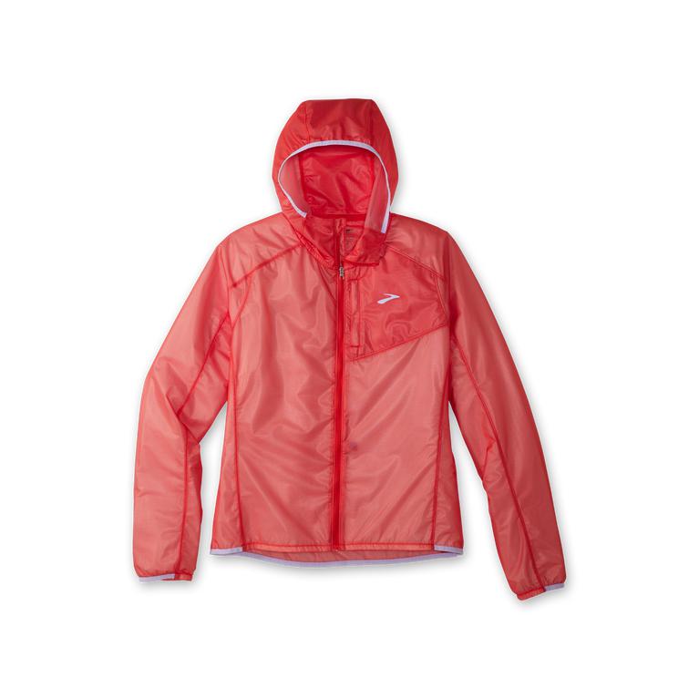 Brooks All Altitude Weatherproof Women's Running Jackets - Jamberry/Red/Violet Dash (73201-JYBW)